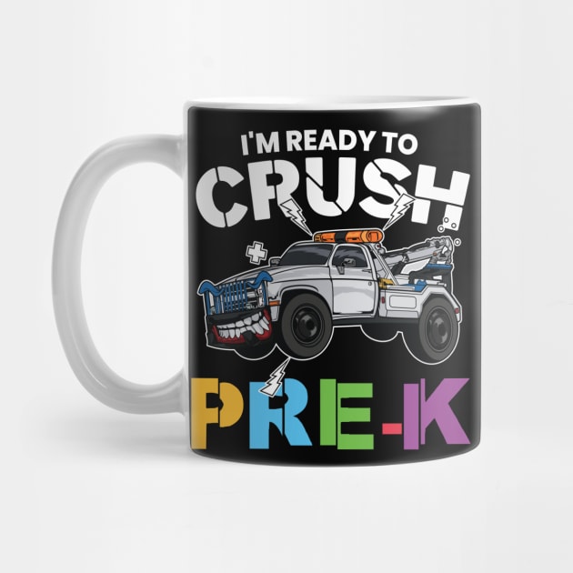 I'm Ready To Crush Pre-K Monster Truck Pre Kindergarten Back To School Gift by BadDesignCo